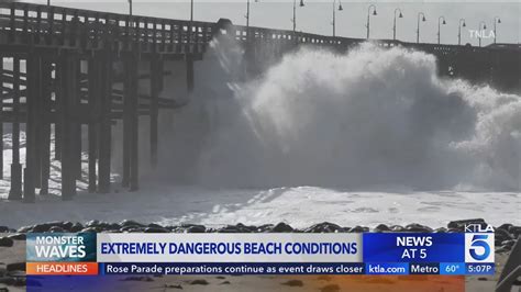 High surf prompts evacuation warnings in Ventura 